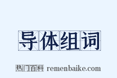 导体组词是什么意思的图片